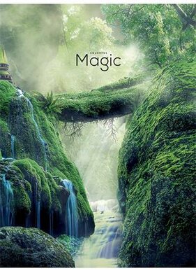 Füzet, tűzött, A4, kockás, 80 lap, SHKOLYARYK "Colorful Magic", vegyes