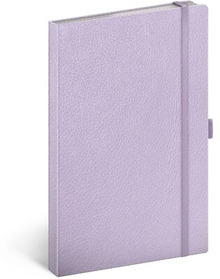 Realsystem Vivella 13 × 21 cm lila pontozott notesz