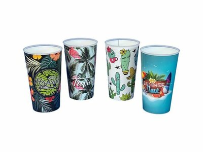 Repohár, 650 ml, 4 különböző mintával