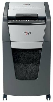 REXEL - Iratmegsemmisítő, mikrokonfetti, 300 lap, , "Optimum AutoFeed+ 300M"