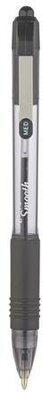 Golyóstoll, 0,27 mm, nyomógombos, ZEBRA "Z-Grip Smooth", fekete