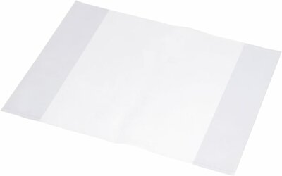 Füzet- és könyvborító, A5, PP, 90 mikron, fényes felület, PANTA PLAST, víztiszta, (10 db)