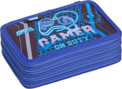Tolltartó, 3 emeletes, cipzáras, LIZZYSULI, "Esport Gamer on Duty"