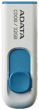 ADATA - Pendrive, 32GB, USB 2.0, "C008", fehér