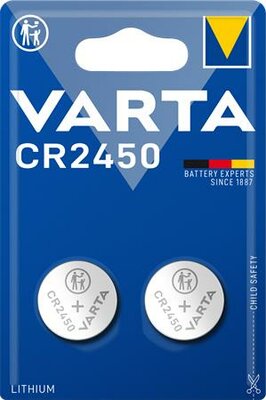 Gombelem, CR2450, 2 db, VARTA "Professional", (2 db)