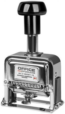 Sorszámbélyegző, automata, fém, 8 karakter, OFFICE PRODUCT