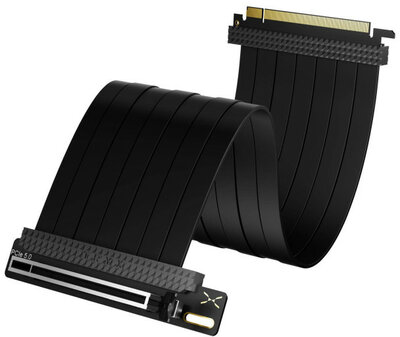 TRYX STRING PCIe 5.0 x16 Riser Kábel, 200mm - fekete