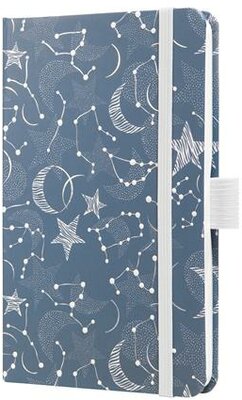Naptár, A6, heti, 2027, kemény borító, SIGEL "Jolie", Cosmic Fantasy Blue