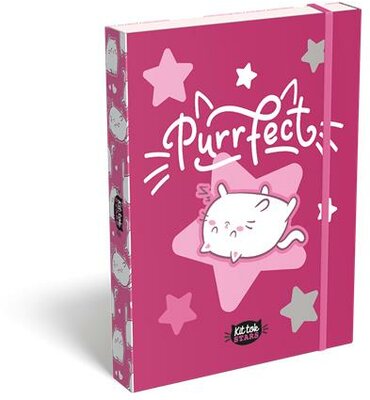 Füzetbox, A5, LIZZYSULI, "Kit tok Stars Purrfect"