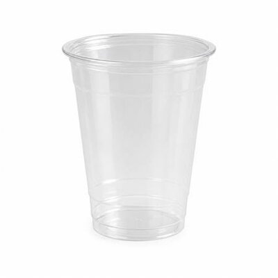 Műanyag pohár, 4 dl, 50 db, víztiszta, (50 db)