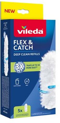 Portörlő utántöltő, 5 db, VILEDA "Flex&Catch", (5 db)
