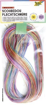 Kreatív drót, műanyag bevonatos, 100 cm, FOLIA "Metallic Mix", 50 különböző metál szín, (50 db)