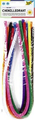 Zseníilia drót, 50 cm, FOLIA, 10 különböző szín, (10 db)
