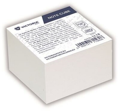 Kockatömb, 85x85x50 mm, VICTORIA OFFICE, (350 lap)