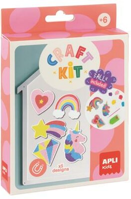 Gyémántmozaik mágnes készlet, APLI Kids "Craft Kit"