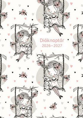 Diáknaptár, 2026/2027 tanév, B6, heti, TOPTIMER "Hintázó kislány"