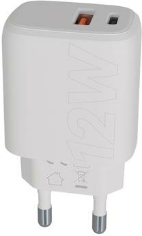 AVAX CH312W SPEEDY USB A + USB C töltő adapter, 12W