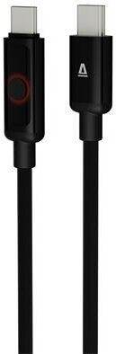 AVAX CB654 PULSEY 60W USB-C gyorstöltő kábel, fonott, 1m, szürke