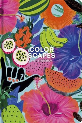 Jegyzetfüzet, A5, kockás, 80 lap, SHKOLYARYK "Color Scapes", vegyes