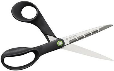 Olló, konyhai, 21 cm FISKARS "Functional ReNew", fekete