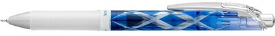 Zseléstoll, 0,25 mm, nyomógombos, PENTEL "EnerGel BLN75 Kiriko, Flying Arrow", kék