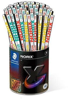Grafitceruza, ceruzatartó, HB, STAEDTLER "Norix® 181", 72 db, (72 db)