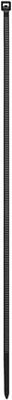 Kábelkötegelő, gyorskötöző, 3,6x250mm, DONAU "Tech", fekete, (100 db)