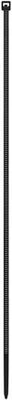 Kábelkötegelő, gyorskötöző, 2,5x200mm, DONAU "Tech", fekete, (100 db)