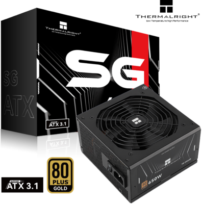 Thermalright - ATX desktop tápegység 650W 80+ Gold BOX - TR-SG650