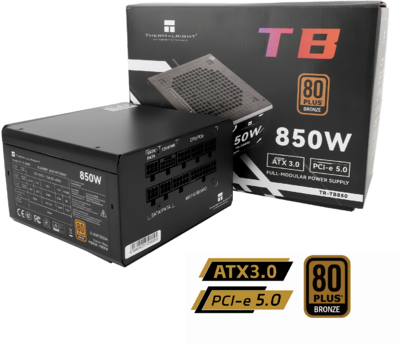 Thermalright - ATX desktop tápegység 850W 80+ Bronze BOX - TR-TB850