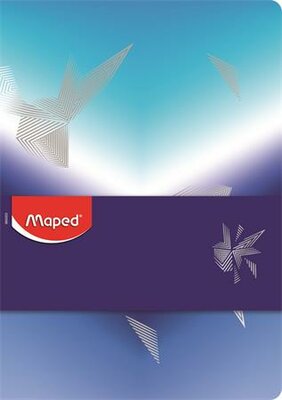 Jegyzetfüzet, tűzött, A5, vonalas, MAPED „Arctic jégvilág"