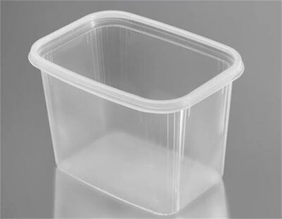 Műanyag tál, lezárható, 1000 ml, 50 db "Svéd", (50 db)
