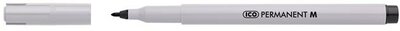 Alkoholos marker, 1-1,5 mm, ICO "Permanent M", fekete, (40 db)