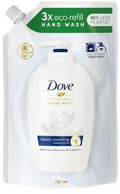 Folyékony szappan, utántöltő, 750 ml, DOVE "Deeply Nourishing"