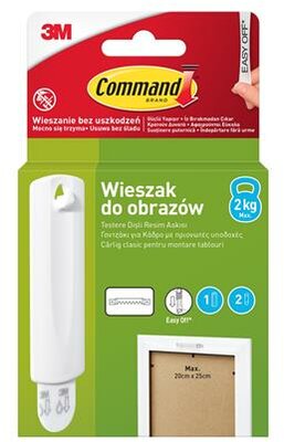 Műanyag képkeret akasztó, 1 db, 3M SCOTCH "Command™"