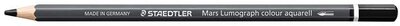 Akvarell színes ceruza, hatszögletű, STAEDTLER "Mars® Lumograph® 104", fekete