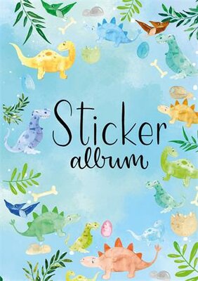 Matricagyűjtő album, A5, AVERY ZWECKFORM, dinoszaurusz