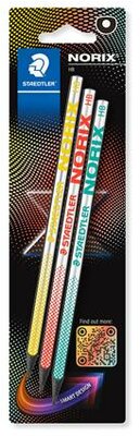 Grafitceruza készlet, HB, STAEDTLER "Norix® 181", 3 különböző szín, (3 db)