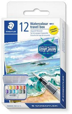 Vízfesték, 12 darabos, STAEDTLER "Design journey 888", (12 db)