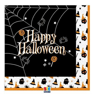 Szalvéta, 33x33 cm, "Halloween", (16 db)
