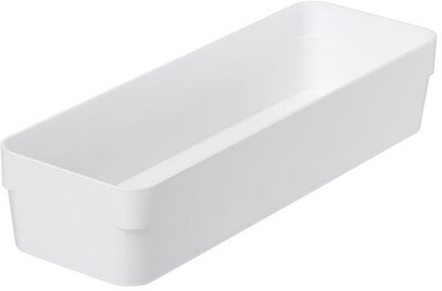 Fiókrendező, 30x6x10 cm, SMARTSTORE "Compact", fehér