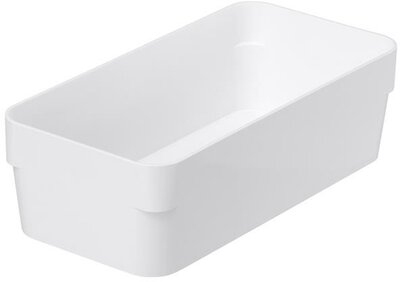 Fiókrendező, 20x6x10 cm, SMARTSTORE "Compact", fehér