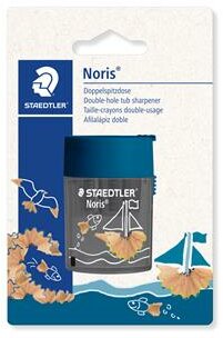 Hegyező, kétlyukú, tartályos, STAEDTLER "512", óceán
