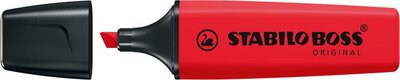 Szövegkiemelő, 2-5 mm, STABILO "BOSS original", Stabilo piros