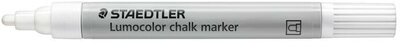 Krétamarker, 2,4 mm, kúpos, STAEDTLER "Lumocolor® 344", fehér