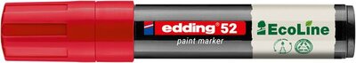 Lakkmarker, 4-15 mm, EDDING "52", piros