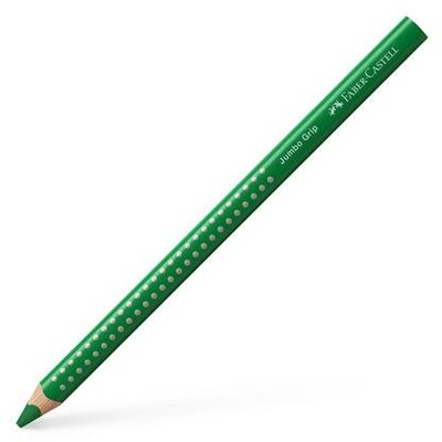 Színes ceruza, háromszögletű, FABER-CASTELL "Grip 2001 Jumbo", zöld