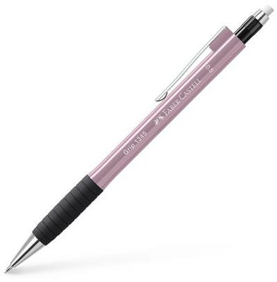 Nyomósirón, 0,5 mm, FABER-CASTELL "Grip 1345", rózsa árnyékok