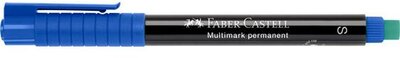 Alkoholos marker, OHP, 0,4 mm, FABER-CASTELL "Multimark 1523", kék