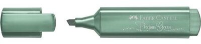 Szövegkiemelő, 1-5 mm, FABER-CASTELL "1546", metál zöld